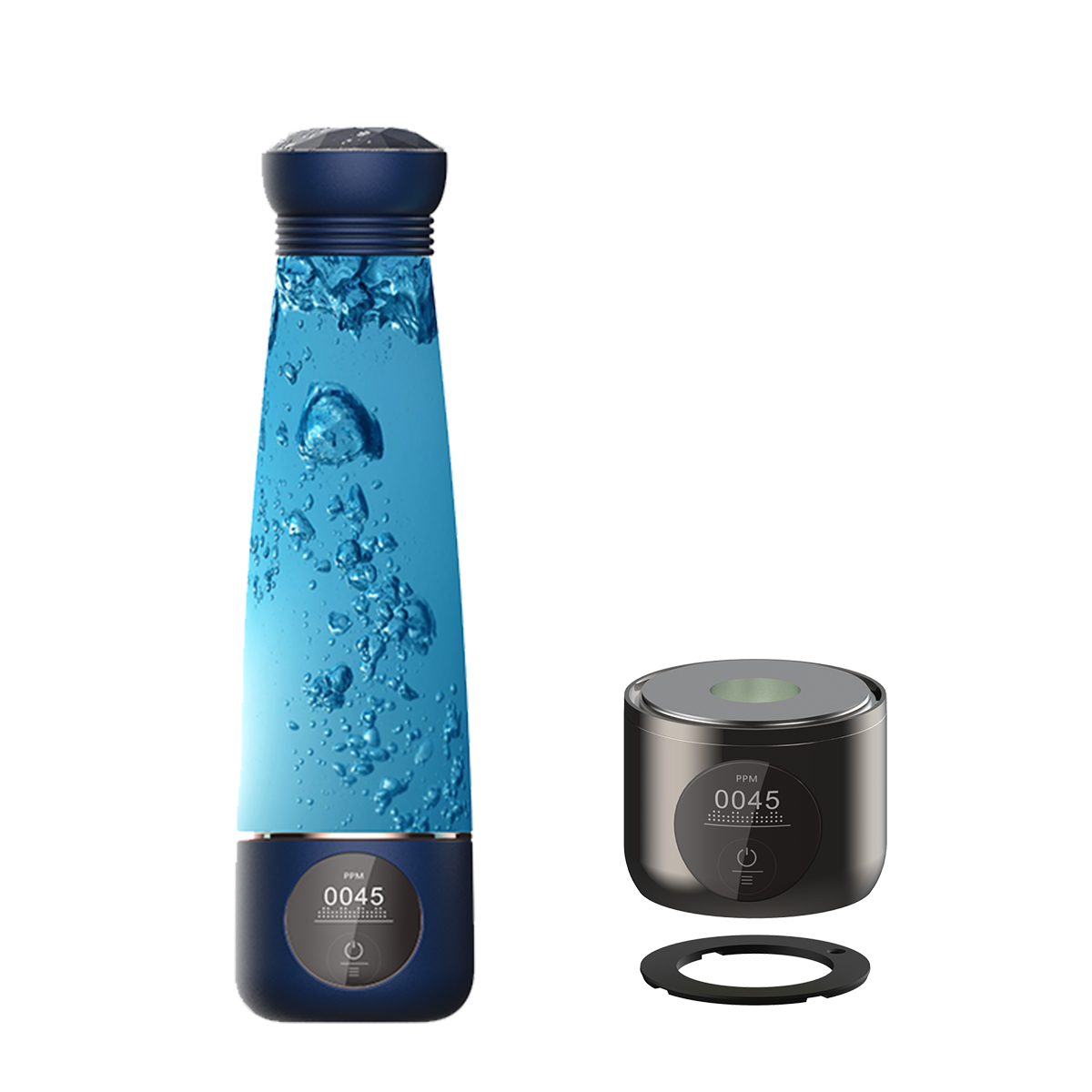Olansi new portable hydrogen rich water bottle with hydrogen content over 3000ppb, contact me to learn more.